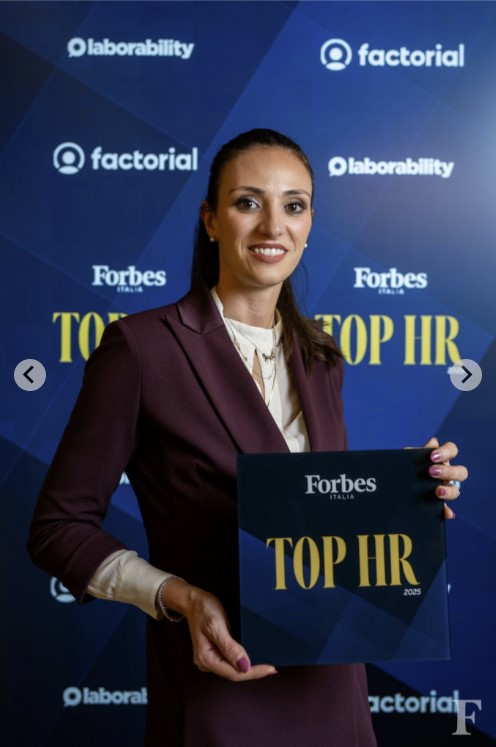 CARLOTTA GASPARINI TRA I 50 HR MANAGER SELEZIONATI DA FORBES PER LEADERSHIP E INNOVAZIONE